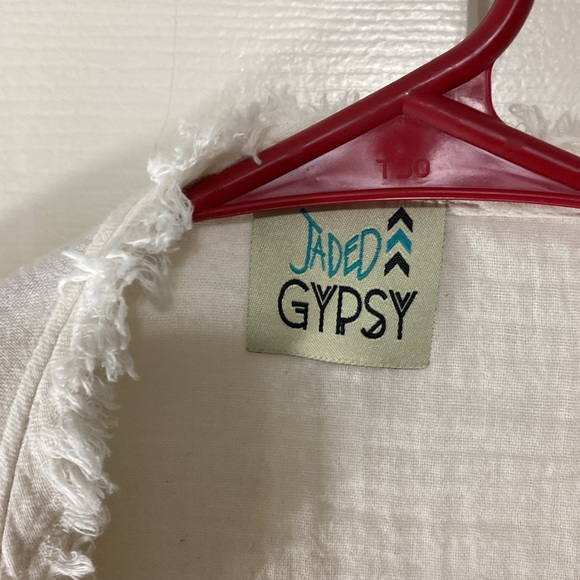 White Textured Open Cardigan - Picture 2 of 4